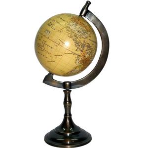 High Quality Aluminium Armillary <b>Globe</b> With Metal Base Decorative Desktop Metal <b>Globe</b> With Indian Handicraft Item Home Decor - Product Image 5