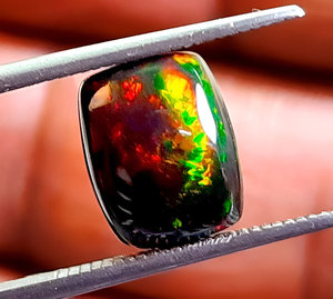 Piedra preciosa de ópalo tratado ahumado Welo cabujón suelto gemas de ópalo negro Arco Iris Piedra Natural llamativa de minas etíopes - Product Image 5