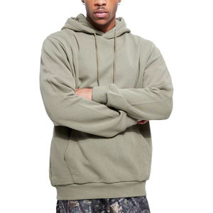 Vente en gros de sweat à capuche en coton mélangé avec logo personnalisé sweats à capuche vintage épais pour hommes - Product Image 1