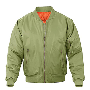 Blouson de baseball universitaire personnalisé avec broderie vierge Blouson de baseball en soie Blouson bombardier en satin pour homme - Product Image 5