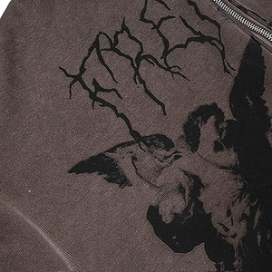 Latest Design <b>Zip</b> <b>up</b> <b>Hoodie</b> Long Sleeve Y2K Vintage Graphic Aesthetic Streetwear Oversized Hoodies for Men's - Product Image 5