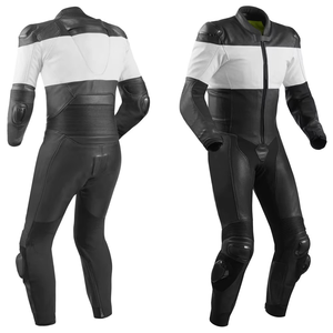 Combinaison de moto personnalisée pour hommes Combinaison de vélo de sport d'extérieur en cuir véritable de haute qualité, respirante et coupe-vent dans les grandes tailles - Product Image 6