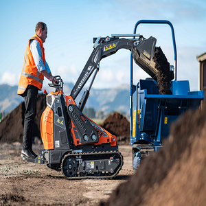 Mini chargeuse sur chenilles diesel, équipement de construction lourd, roulement de qualité supérieure, boîte de vitesses d'occasion - Product Image 4