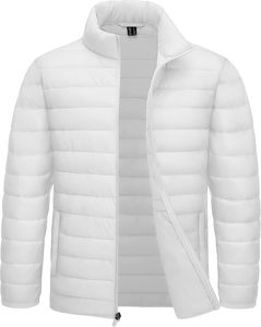 Chaqueta acolchada para hombre, abrigos ligeros y cálidos de invierno, chaqueta aislante repelente al agua a prueba de viento - Product Image 5