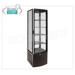 Equipo de Refrigeración para Cocina Comercial, Refrigerador de Exhibición Ventilado de 1 Puerta para Bebidas Modelo Clase C +2/+8C 280 Lt - Product Image 1