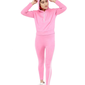 ชุดวอร์มผู้หญิงแบบสองชิ้น ผ้าเนื้อนุ่ม อุ่นสบาย ทรงหลวม ใส่สบายสำหรับพักผ่อนที่บ้านและสวมใส่ในชีวิตประจำวัน - Product Image 6