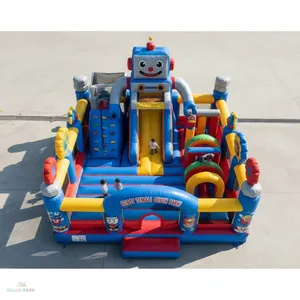 Parque Infantil Inflable Grande con Temática de Robots, Equipo de Entretenimiento para Exteriores - Product Image 3