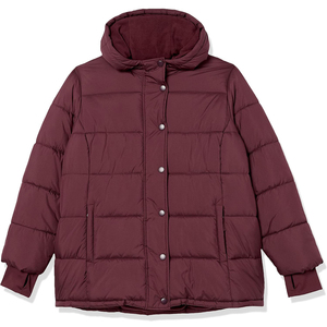 Chaqueta de nailon resistente al agua personalizada, retención de calor, puño acanalado, acolchado Horizontal transpirable, chaquetas de talla grande para mujer - Product Image 6