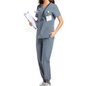Uniforme médico profesional al por mayor para mujer, precio bajo, en stock, uniforme médico para mujer - Product Image 6