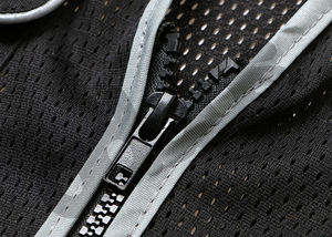 100% Polyester vestes vêtements de travail haute visibilité haute visibilité gilets de sécurité veste de sécurité couleur noire Logo personnalisé gilet de travail pour hommes - Product Image 5