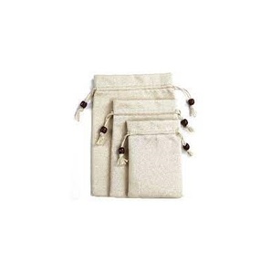 กระเป๋าผ้าใบปอกระเจาสำหรับซื้อของใช้ในชีวิตประจำวันชุด4ชิ้นรูปร่างทำด้วยมือคุณภาพสูง - Product Image 4