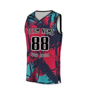 Camiseta de baloncesto de poliéster ligera duradera, transpirable, sublimación personalizada, impresa para hombres, mujeres, jóvenes, para deportes de verano - Product Image 4