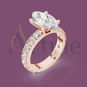 14K Crystal Butterfly <b>Ring</b> <b>Adjustable</b> <b>Size</b> - Product Image 1