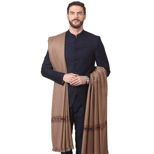 Chal de lana personalizado de alta calidad OEM para hombre, ropa de invierno ecológica con logotipo personalizado, cómodo uso diario al por mayor - Product Image 1