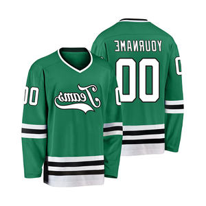 Camisetas de hockey sobre hielo con logotipo personalizado OEM uniformes de hockey sobre hielo de poliéster sublimado con nombre de equipo de estilo en blanco por encargo - Product Image 6