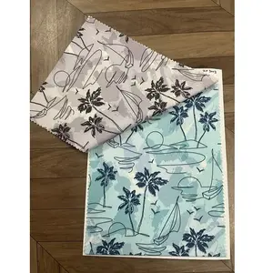 Polyester Viskose Cord Prints Hochwertige Woven für die Kleider herstellung Verfügbar Export aus Indien