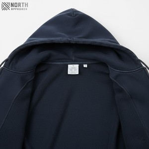 2025 haute qualité Streetwear 360gsm 100% coton à capuche décontracté blanc personnalisé hommes sweats à capuche réversibles sweats à capuche Hombre - Product Image 3