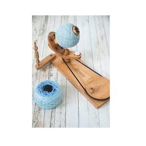 Enrouleur de pelotes de laine en bois de qualité supérieure, robuste, manuel, portable, outil de tricot et accessoire de tissage pour les arts des fibres - Product Image 5