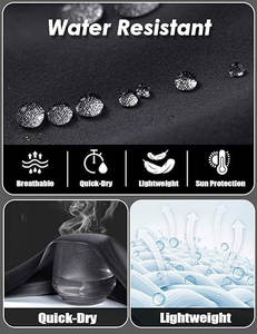 Pantalon pour homme de qualité supérieure Pantalon pour homme uni noir extensible et résistant à l'eau pour un usage quotidien - Product Image 4