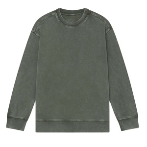 Sweat-shirt à col rond teint pour femme léger et à la mode parfait pour les vêtements décontractés et les activités de plein air 2025 - Product Image 1