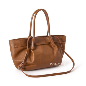Grand sac fourre-tout en cuir véritable italien fait main pour femmes - PL651 - Product Image 3