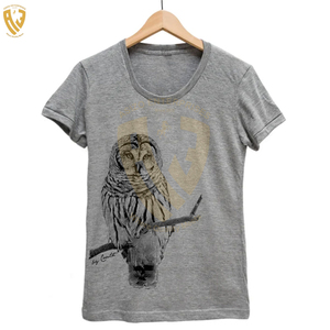 Vêtements décontractés et légers pour femmes T-shirts à la mode 100% coton dernière conception T-shirts Anti-rides sérigraphie T-shirt - Product Image 3