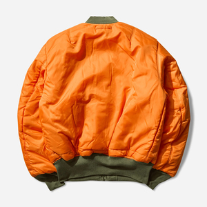 Chaqueta Bomber de Nylon Twill para Hombre, Cortavientos, Ligera, Puños Acanalados, Transpirable, Secado Rápido, Logotipo Frontal, Elegante, Sólida, Verano Otoño - Product Image 4