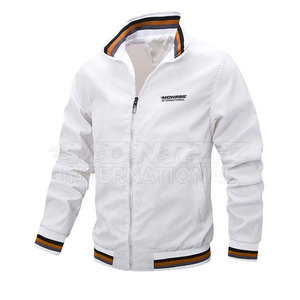 Chaqueta Bomber de Color personalizada de alta calidad a precio bajo 2025 para hombre, chaqueta Bomber para hombre de ropa de calle más vendida - Product Image 1