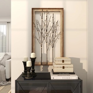 Decoración de pared de Metal artístico contemporáneo para el hogar, sala de estar, dormitorio, hecha a mano escultura de hierro, acento Interior elegante - Product Image 1