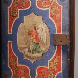 โบราณ mannerist วอลนัทตู้เสื้อผ้า tuscany XVIII ศตวรรษตกแต่ง - Product Image 3