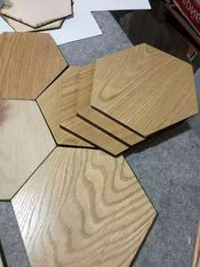 Posavasos de madera hecho a mano de nuevo diseño, artesanías de calidad, resina epoxi, madera de acacia, té y bebida - Product Image 4