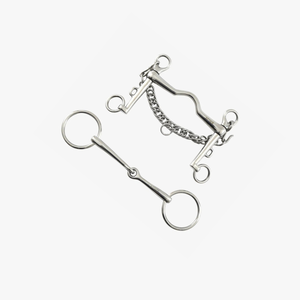 Bocado de Acero Inoxidable para Equitación Profesional con Boca de Cobre, Acción Suave, Servicio OEM, Bocados de Acero Duraderos para Montar a Caballo - Product Image 1