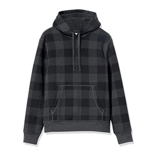 ผู้ผลิต OEM สำหรับเสื้อผ้าสตรีทแวร์แบบกำหนดเอง เสื้อสเวตเชิ้ตผู้ชาย ผลิตตามสั่ง คุณภาพสูง ผ้าเทคฟลีซ ลายสก็อต เสื้อฮู้ดดี้ - Product Image 2