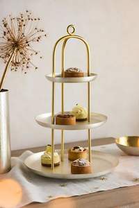 Nuevo Diseño Creativo y Moderno, Soporte para Tartas Ecológico de Varios Niveles para Fiestas de Cumpleaños, Exhibidor de Postres, Té de la Tarde, Acero Inoxidable - Product Image 4