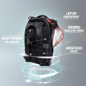 Kingz BJJ Sac à dos pour équipement d'arts martiaux Sac de sport de grande capacité pour Jiu Jitsu Fitness & Boxing Training Equipment - Product Image 2