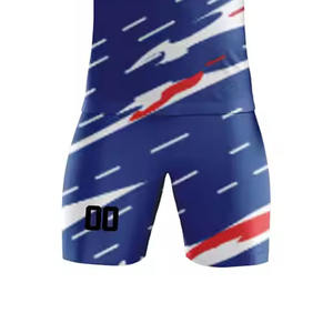 Uniforme de Fútbol Personalizado de Manga Corta, 100% Poliéster, Transpirable y Ligero, en Todos los Colores, Venta al Por Mayor - Product Image 4