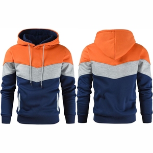 Pull à capuche pour hommes 100% coton de haute qualité Logo personnalisé brodé blanc lourd pour l'hiver - Product Image 4