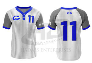 Uniforme de béisbol de diseño personalizado conjunto de tackle uniforme de béisbol de sarga uniforme de Béisbol Juvenil - Product Image 2