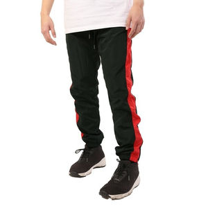 กางเกงวอร์มทรงขาบานผู้ชายแบบสั่งทำจากโรงงาน OEM ผ้าคอตตอนหนานุ่มรุ่นใหม่ กางเกงจ็อกเกอร์ทรงตรงลายทางโค้ง ปี 2026 - Product Image 6