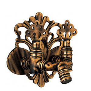 Vòi sen tắm gắn tường cao cấp bằng đồng thau, vòi sen tắm hai tay cầm, bộ vòi tắm bồn tắm với tay cầm kiểu điện thoại - Product Image 3