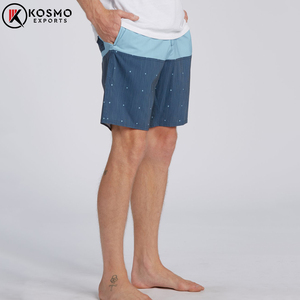 Pantalones cortos de playa de verano para hombre al por mayor traje de baño informal de 100% algodón tabla de surf Método de tejido no tejido - Product Image 4