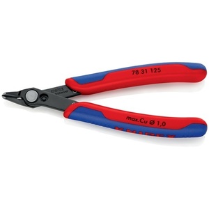 KNIPEX Super-Knips 125 mm - Alicates de corte diagonal electrónicos con punta sin pulir, longitud 3 Form - Product Image 4
