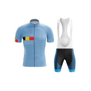 Ensemble de maillot de cyclisme pour hommes de qualité supérieure au Pakistan, vêtements de vélo confortables, impression par sublimation, vêtements de sport, design personnalisé, combinaison de cyclisme - Product Image 3