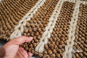 Handmade Jute Rugs Natural Fiber Carpet for Home Interior Decoration <b>Long</b> Lasting and Eco Friendly Design - Product Image 2