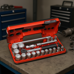 Jeu de douilles métriques Facom 1/2'' à 6 points, collection de 21 pièces - Product Image 3