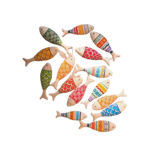 Forma de pez de madera para fabricantes de obras de arte en Vietnam adecuado para manualidades - Product Image 5