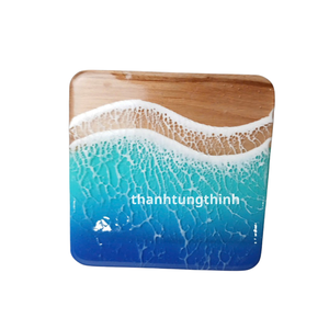 Sous-verres en résine époxy de luxe les plus vendus Sous-verres en résine époxy pour articles de cuisine et articles ménagers en gros de l'usine du Vietnam - Product Image 3