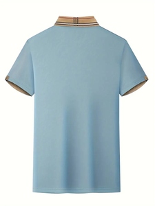 Polo de hombre más vendido del fabricante, diseño de logotipo profesional, estilo sólido único, informal, de talla grande, transpirable - Product Image 2