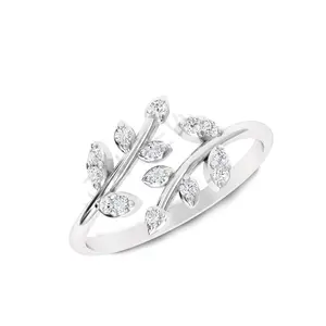 프리미엄 품질 VVS Moissanite 반지 1.3 다이아몬드 무게 독특한 컬렉션 실버 반지 전세계 공급