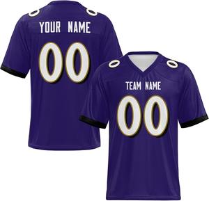 Maillots de football américain en gros 2026 – Fabrication directe, séchage rapide, 100 % polyester, impression par transfert thermique, short d'équipe personnalisé - Product Image 2